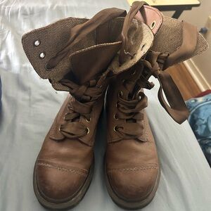 Dr. Martens Brown Lace Up Boots